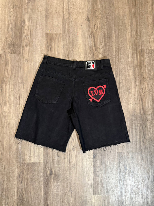 LVRBOY Denim Shorts (Black)