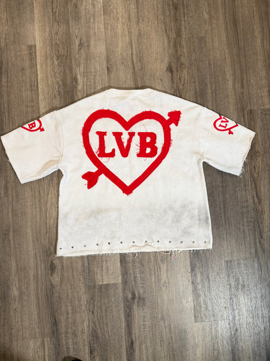LVRBOY Cropped Tee (White)