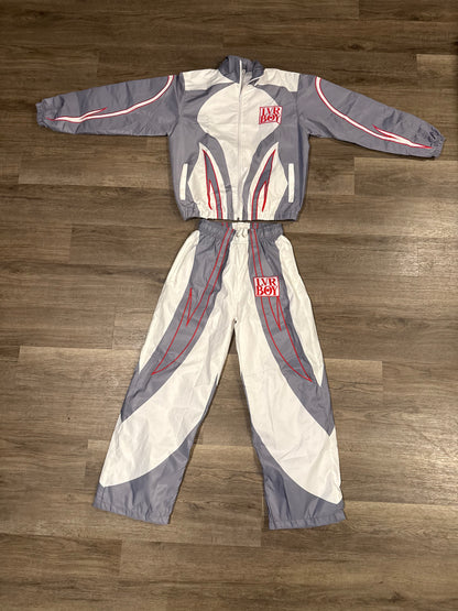 LVR Boy Tracksuit (White/Grey)