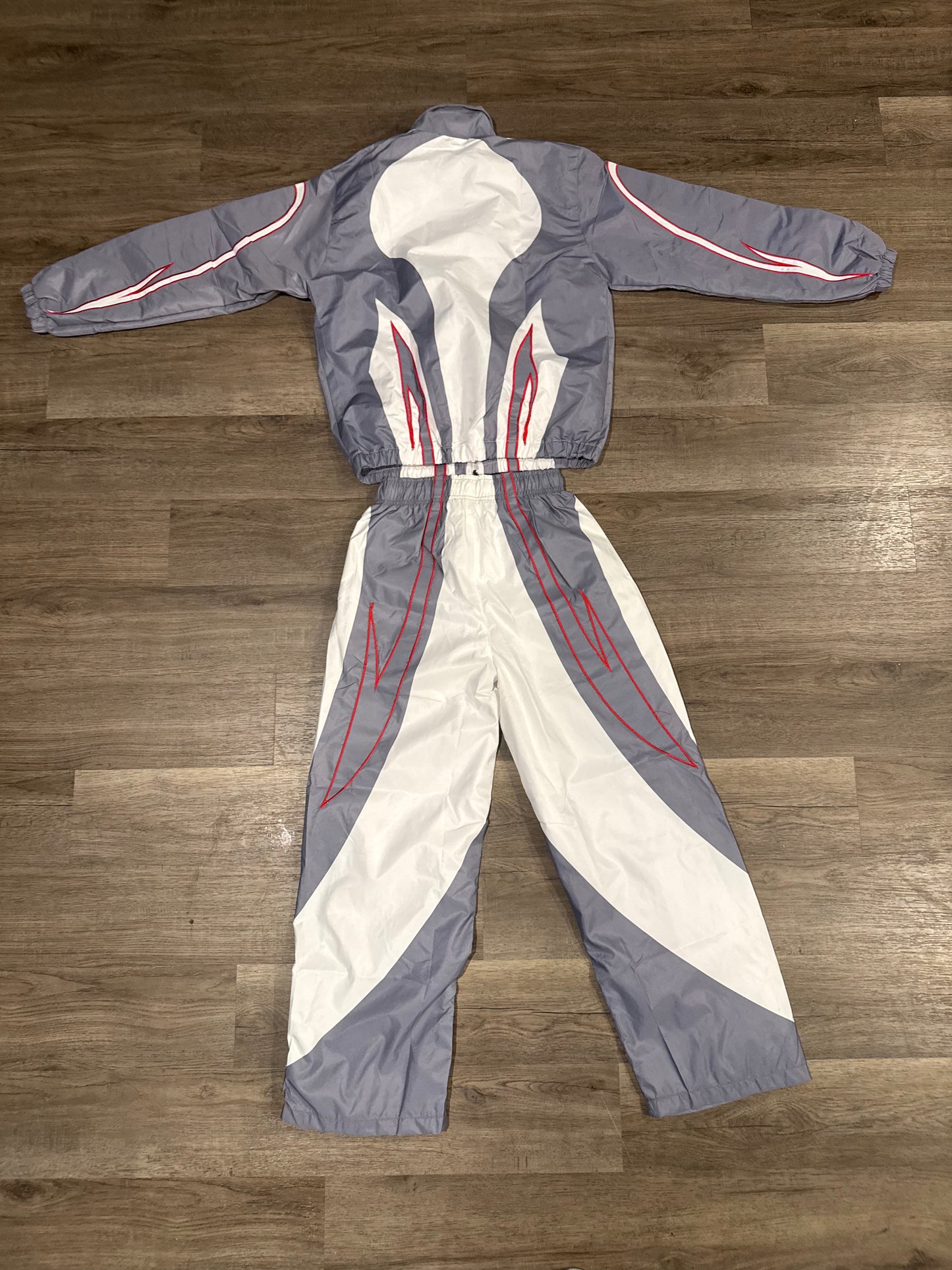 LVR Boy Tracksuit (White/Grey)