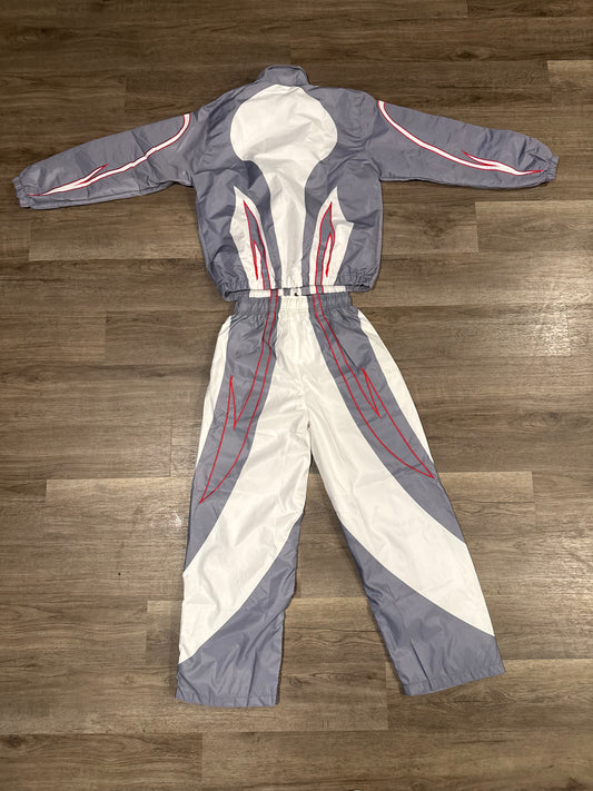 LVR Boy Tracksuit (White/Grey)