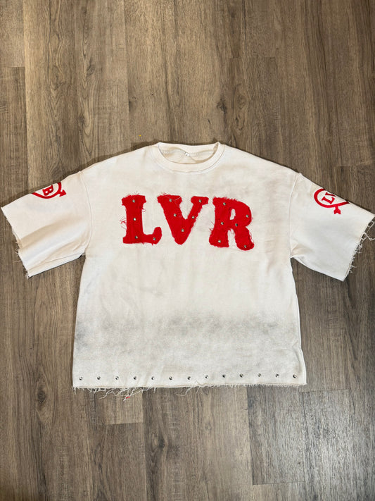 LVRBOY Cropped Tee (White)