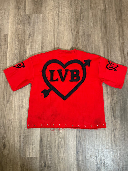 LVRBOY Cropped Tee (Red)